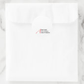 atheistA1 Ronde Sticker (Tas)