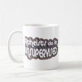 Atheïsten doen het zonder toezicht koffiemok (Links)