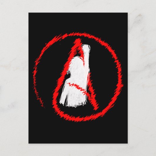 Atheïsten verenigen briefkaart (Voorkant)