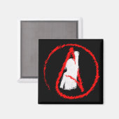 Atheïsten verenigen magneet (Voorkant / Achterkant)