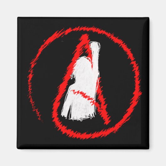 Atheïsten verenigen magneet (Voorkant)