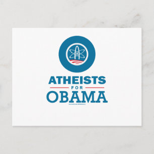 Atheïsten voor Obama Briefkaart
