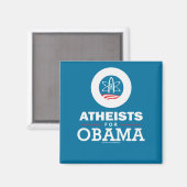 Atheïsten voor Obama Magneet (Voorkant / Achterkant)