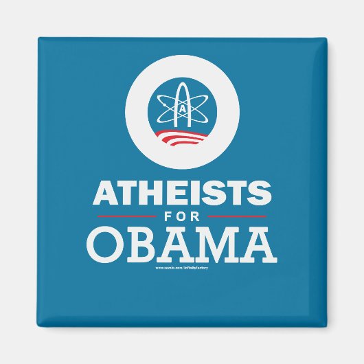 Atheïsten voor Obama Magneet (Voorkant)
