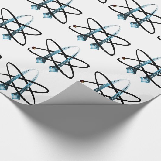 Atheïstisch symbool cadeaupapier (Hoek)