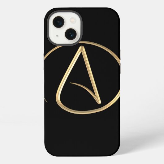 Atheïstisch symbool iPhone hoesje (Achterkant)
