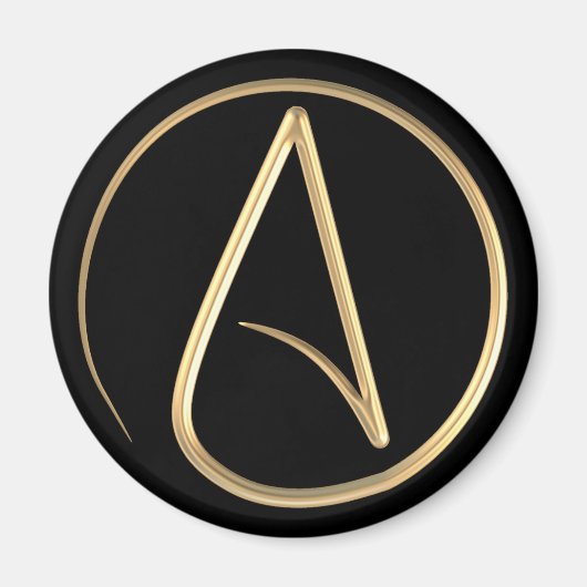 Atheïstisch symbool magneet (Voorkant)
