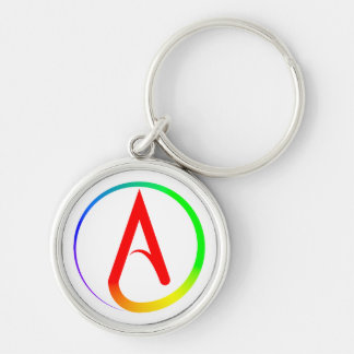 Atheïstisch Symbool Regenboog Sleutelhanger
