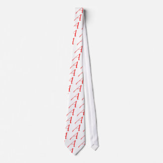 Atheïstisch symbool (rood A) Stropdas