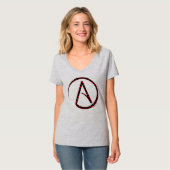 Atheïstisch symbool Star T-Shirt voor vrouwen (Voorkant volledig)
