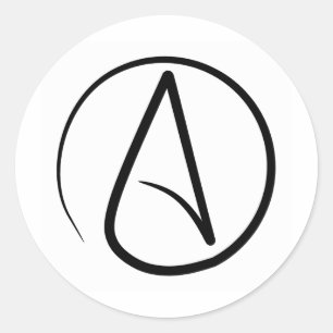 Atheïstisch Symbool Stickers