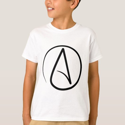 Atheïstisch symbool T-Shirt (Voorkant)