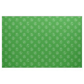 Atheïstisch symbool: wit op groen stof (Fat Quarter)