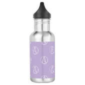 Atheïstisch symbool: wit op lavender waterfles  (Links)