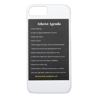 Atheïstische Agenda iPhone 7 hoesje