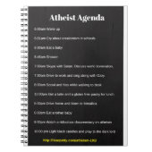 Atheïstische Agenda-notebook Notitieboek (Voorkant)