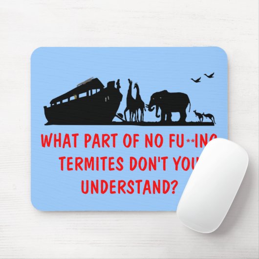 Atheïstische ark muismat (Met muis)