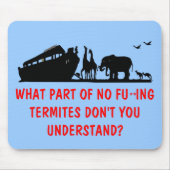 Atheïstische ark muismat (Voorkant)