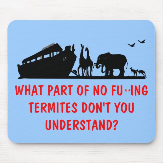 Atheïstische ark muismat (Voorkant)