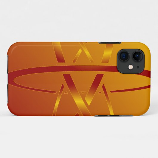 atheïstische atoom Case-Mate iPhone case (Achterkant (horizontaal))