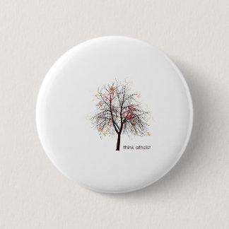 Atheïstische boom ronde button 5,7 cm