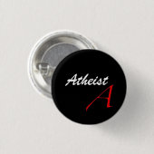 Atheïstische Button Badge (Voorkant /achterkant)