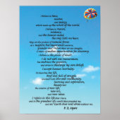 Atheïstische creatie poster (Voorkant)