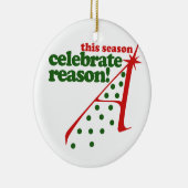 Atheïstische feestdagen keramisch ornament (Rechts)