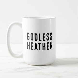Atheïstische Gift, Godless Heathen, Gag Gift, Agno Koffiemok
