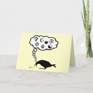 Atheïstische humor kaart