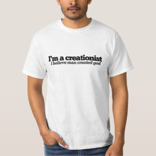 Atheïstische humor t-shirt