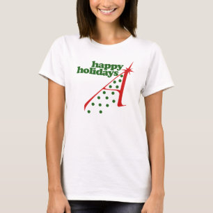 Atheïstische kerstboom t-shirt