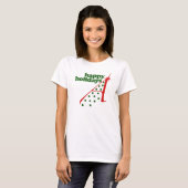 Atheïstische kerstboom t-shirt (Voorkant volledig)