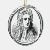 Atheïstische kerstversiering keramisch ornament (Links)