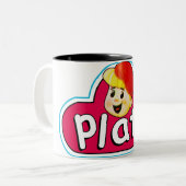 Atheïstische kleding - Plato / Play-doh Mok (Voorkant links)
