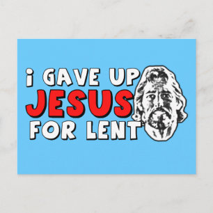 Atheïstische lening briefkaart