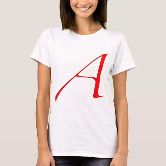 Atheïstische logo t-shirt (Voorkant)