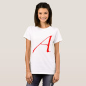 Atheïstische logo t-shirt (Voorkant volledig)