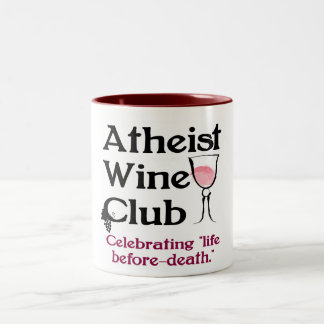 Atheïstische Mok van de Wijnclub