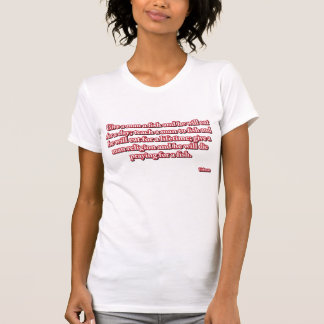 Atheïstische offertes t-shirt