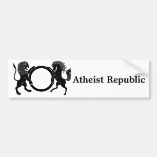 Atheïstische Republiek Bumpersticker