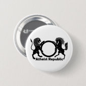 Atheïstische Republiek Ronde Button 5,7 Cm (Voorkant /achterkant)