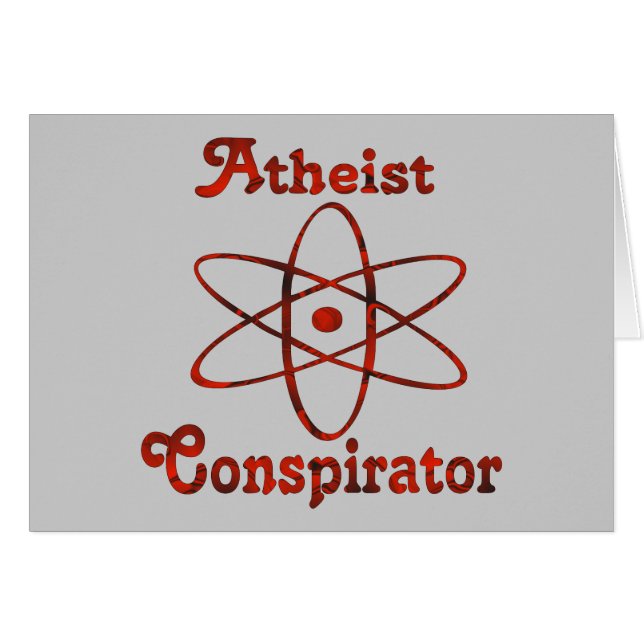 Atheïstische samenzweerder (Voorkant Horizontaal)