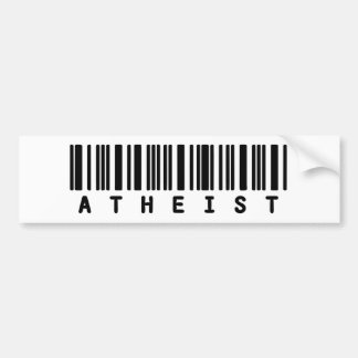Atheïstische streepjescode bumpersticker