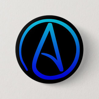 Atheïstische Symbool-Button Ronde Button 5,7 Cm