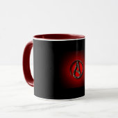 Atheïstische Symbool Coffee-Mok Mok (Voorkant links)