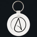 Atheïstische Symbool-Sleutelhanger Sleutelhanger<br><div class="desc">Stel je een atheïst voor aan de wereld</div>