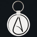 Atheïstische Symbool-Sleutelhanger Sleutelhanger<br><div class="desc">Stel je een atheïst voor aan de wereld</div>