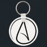 Atheïstische Symbool-Sleutelhanger Sleutelhanger<br><div class="desc">Stel je een atheïst voor aan de wereld</div>