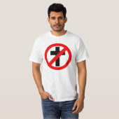 Atheïstische T-Shirt tegen religie (Voorkant volledig)